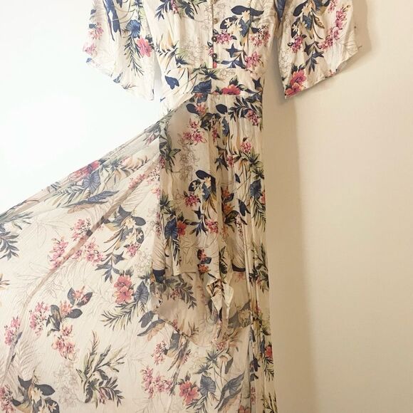 American Eagle botanical romper dress size 4 - Picture 9 of 14